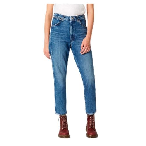 Wrangler Damen Icons 11Wwz Indigood Slim Jeans, per Pack Blau (Good Vibes 13V), W28/L32 (Herstellergröße: 28/32) von Wrangler