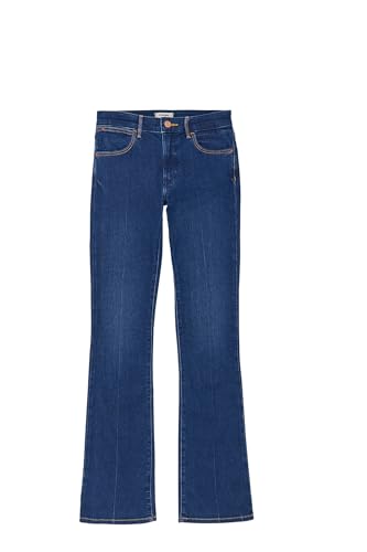 Wrangler Damen Jeans Bootcut, Bootcut Fit, Bootcut Bein,Dark Sapphire 4136,29W / 32L von Wrangler