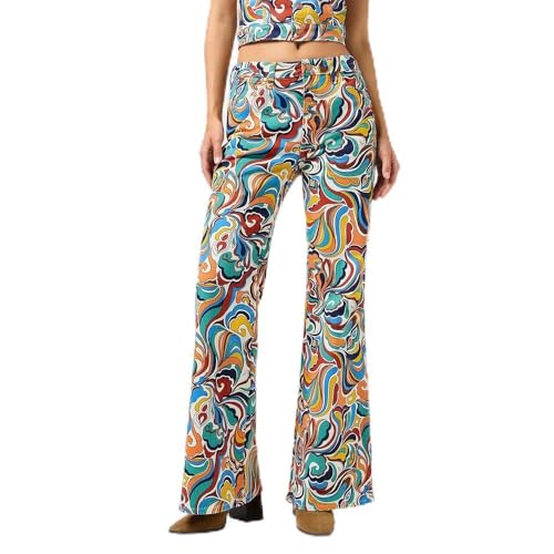 Wrangler Damen Jeans High Rise Flare, Flare Fit, Ausgestelltes Bein von Wrangler