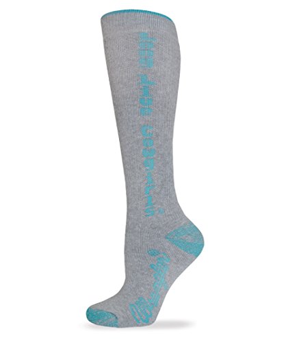 Wrangler Damen Long Live Cowgirls Stiefelsocken 2 Paar, blaugrün, Medium von Wrangler