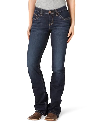 Wrangler Damen Q-Baby Ultimate REIT, mittelhoch, Bootcut Jeans, Avery, von Wrangler