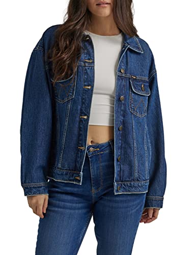 Wrangler Damen Denim Jacket Relaxed Fit Girlfriend Jeansjacke, Daffodil, XL Wrangler Damen Denim Jacket Relaxed Fit Girlfriend Jeansjacke, Daffodil, XL von Wrangler