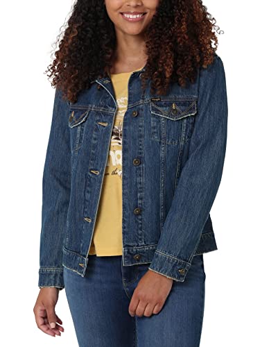 Wrangler Damen Jean Jacket Relaxed Fit Memory Maker Jeansjacke, Dirt Road, XL von Wrangler