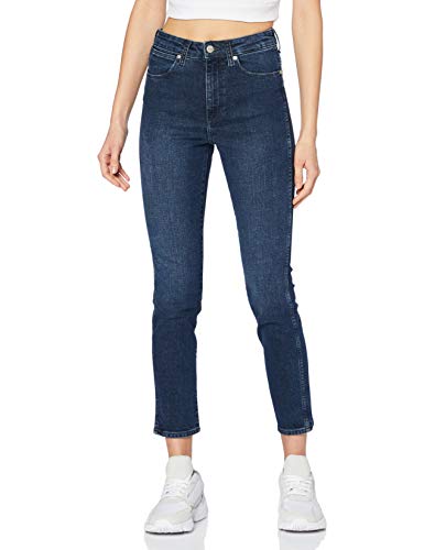 Wrangler Damen Retro Skinny Jeans, Bonfire Blue, 32/32 von Wrangler
