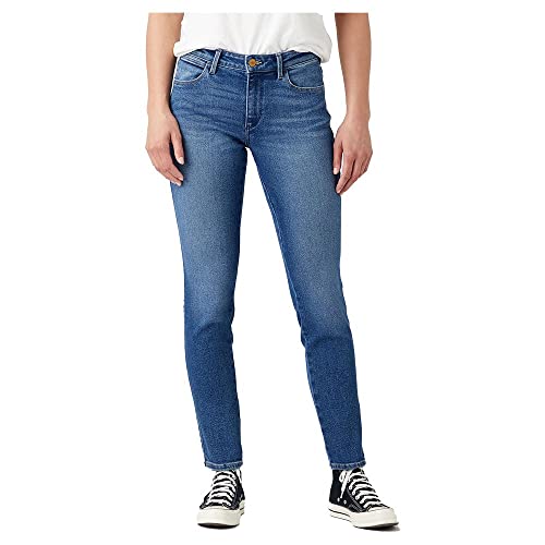 Wrangler Damen SKINNY, Airblue, 36W / 34L EU von Wrangler