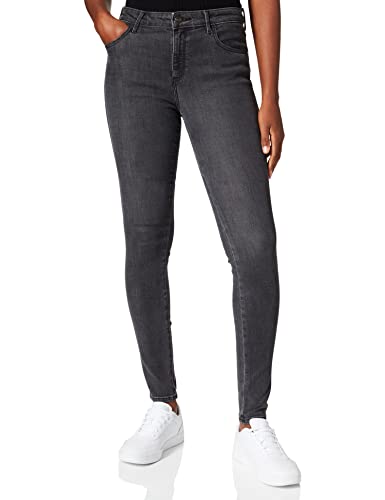 Wrangler Damen Skinny Jeans, Schwarz (Soft Shadow 10i), 26W / 32L von Wrangler