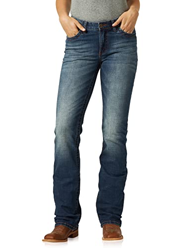 Wrangler Damen Willow Ultimate Riding Mittelhoher Taille, Bootcut Jeans, Rebecca, 9-34 von Wrangler