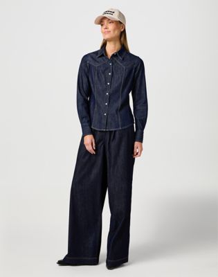 Wrangler Exaggerated Yoke Shirt Jacket Saddle Größe M Wrangler Exaggerated Yoke Shirt Jacket Saddle Größe M von Wrangler