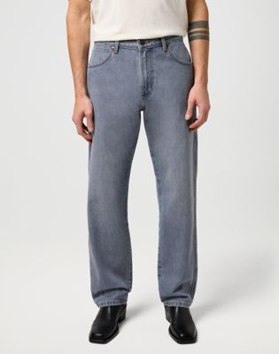 Wrangler Frontier Non Stretch Relaxed Straight Jean Light Ice Größe 36 x32 von Wrangler