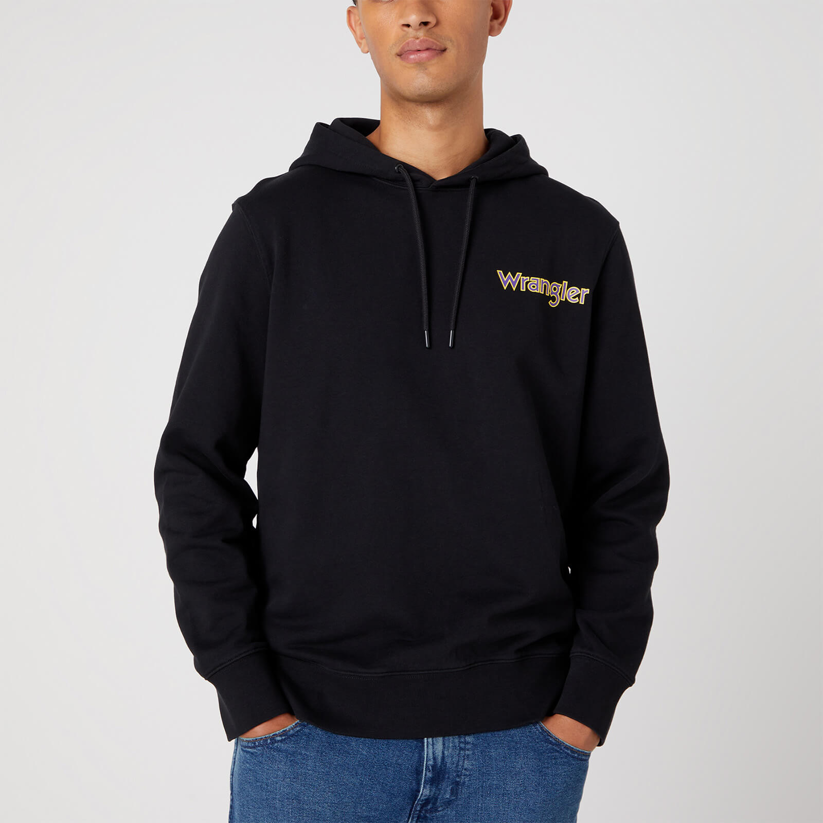 Wrangler Graphic Cotton Hoodie - S von Wrangler