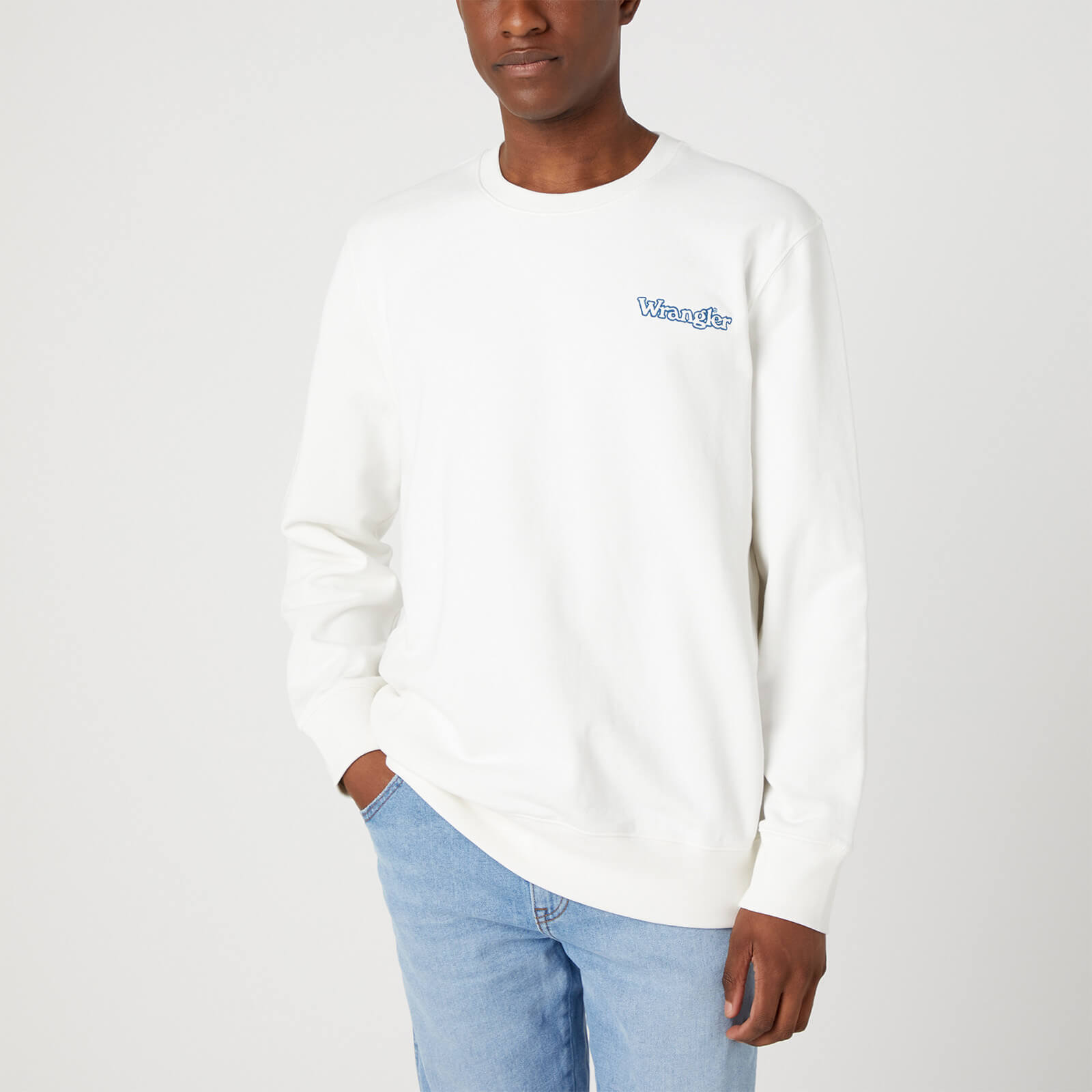 Wrangler Graphic Cotton Sweatshirt - L von Wrangler