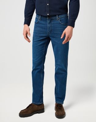 Wrangler Greensboro Low Stretch Straight Jean Coastal Scout Größe 31 x32 von Wrangler