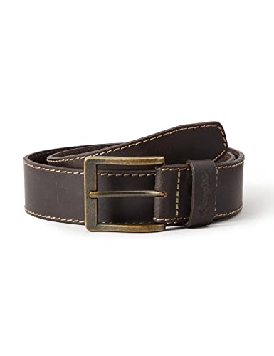 Wrangler Herren Stitched Belt, Braun (Mid Brown ), 110 von Wrangler