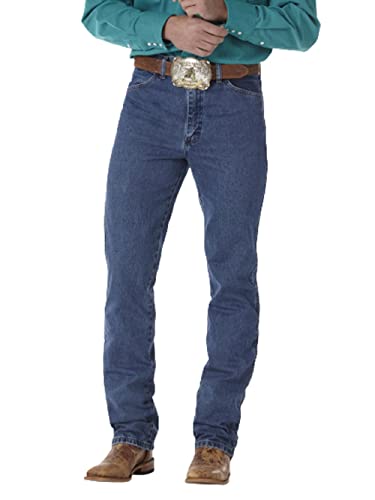 Wrangler Herren-Jeans, Cowboy-Schnitt, schmale Passform, Stonewashed, 36W / 32L von Wrangler