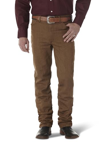 Wrangler Herren Cowboy Slim fit jeanÂ De Ajuste Delgado De Corte Vaquero Jeans, Schwarzer Whiskey, 29W / 36L EU von Wrangler