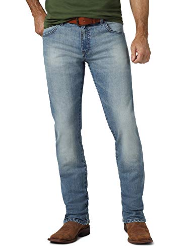 Wrangler Herren Retro Slim Fit Straight Leg Jeans, Jacksboro, 34W / 32L von Wrangler