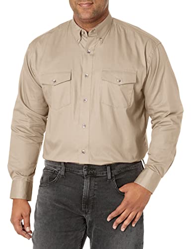 Wrangler Herren-Arbeitshemd mit Zwei Taschen, langärmelig, mit Knöpfen Wrangler Herren-Arbeitshemd mit Zwei Taschen, langärmelig, mit Knöpfen von Wrangler