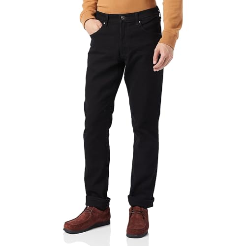 Wrangler Herren Authentic Regular_w10gm7107 Jeans, Schwarz (Black Rinse), 30W / 32L von Wrangler