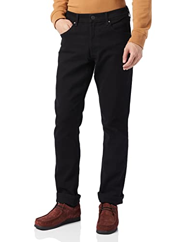 Wrangler Herren Authentic Regular_w10gm7107 Jeans, Schwarz (Black Rinse), 36W / 34L von Wrangler