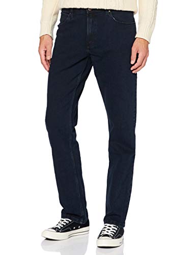 Wrangler Herren Authentic Straight Jeans, Blau (Blue Black), 42W / 30L von Wrangler
