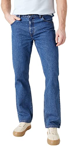 Wrangler Herren Authentic Straight Jeans, Medium Stw, 33W / 32L von Wrangler