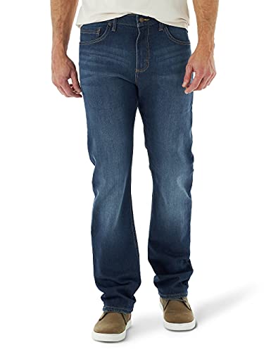 Wrangler Herren Authentics Men's Slim Straight Jeans, Blue Ridge, 36W / 32L von Wrangler