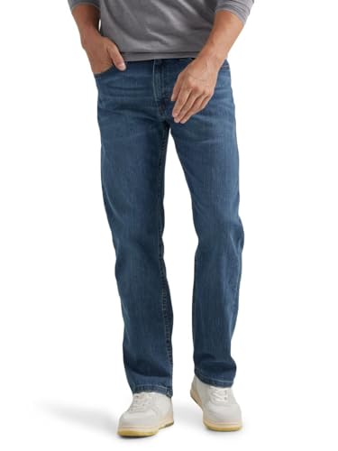 Wrangler Authentics Herren Big & Tall Classic Comfort-Waist Jeans, Blau-Blue Ocean, 44W / 32L von Wrangler Authentics