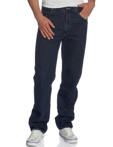 Wrangler Herren Big & Tall Rugged Wear Classic Fit Jeans, Dark Wash Blue, 48W / 34L von Wrangler