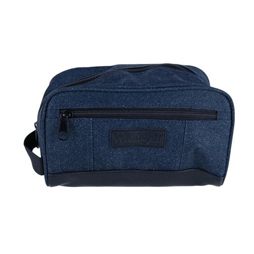 Wrangler Herren Canvas Travel Kit, Denim, Einheitsgröße von Wrangler