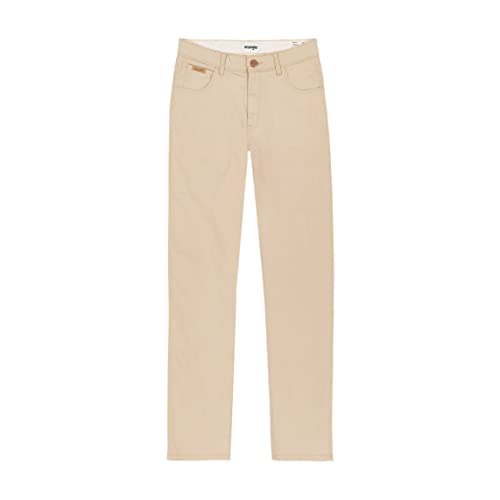 Wrangler Herren Chinohose Texas Slim Safari beige (27) 32/34 von Wrangler