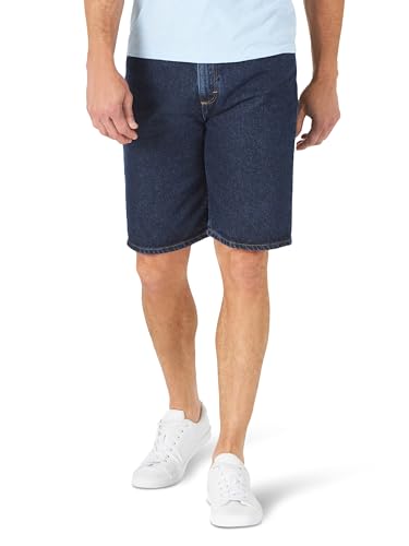Wrangler Authentics Herren Klassische Jeans-Shorts mit Lockerer Passform und Fünf Taschen Jeansshorts, Dunkle Spülung, 50 Wrangler Authentics Herren Klassische Jeans-Shorts mit Lockerer Passform und Fünf Taschen Jeansshorts, Dunkle Spülung, 50 von Wrangler Authentics