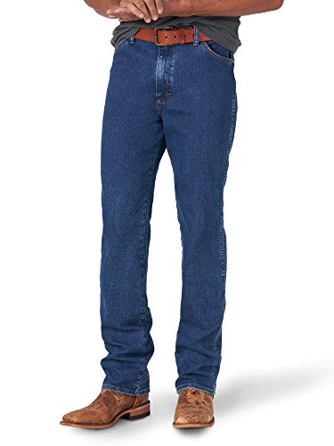 Wrangler Herren Cowboy Cut Slim Fit Active Flex Jeans, Stonewash, 32W / 38L von Wrangler