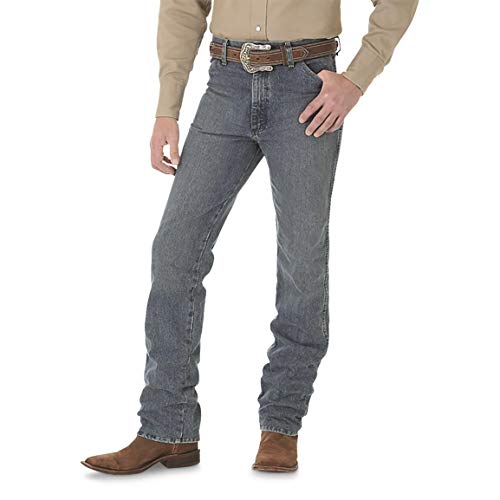 Wrangler Herren Cowboy Cut Slim Fit Jeans Jeans Jeans Ajuste Delgado De Corte Vaquero, Slim Fit, Rohstein, 34W x 38L von Wrangler