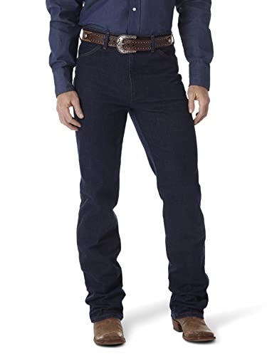 Wrangler Herren Cowboy Cut Slim Fit Stretch Boot Cut Jeans, Navy Stretch, 40W / 32L von Wrangler
