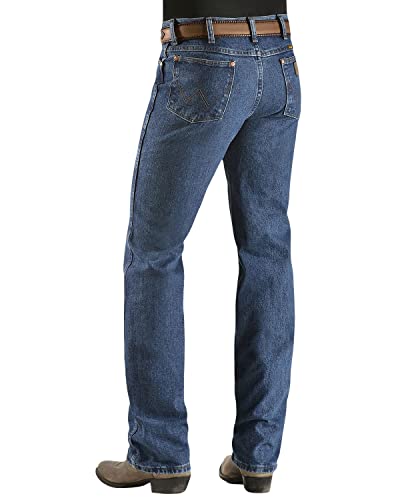 Wrangler Herren Cowboy Slim fit jeanÂ De Ajuste Delgado De Corte Vaquero Jeans, Goldfarbene Schnalle, 36W / 34L EU von Wrangler