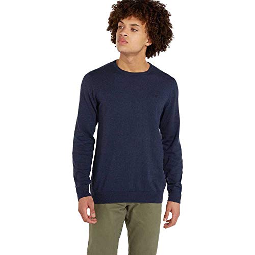 Wrangler Herren Crewneck Knit Sweatshirt, Blau (Navy 114), (Herstellergröße: XX-Large) von Wrangler