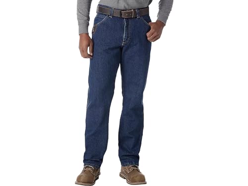 Wrangler Herren Rigg Workwear Five Pocket Jeans, Mid Stone, 38 W/30 L Wrangler Herren Rigg Workwear Five Pocket Jeans, Mid Stone, 38 W/30 L von Wrangler
