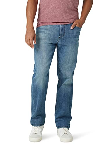 Wrangler Herren Freie Stretch-Anpassung, Normale Passform Jeans, stahlblau, 36W / 29L von Wrangler