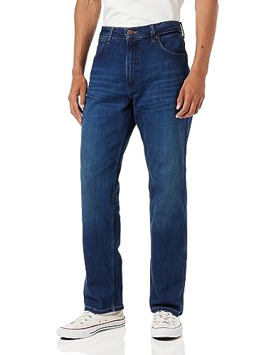 Wrangler Herren Frontier Jeans, Green Fuzz, 36W 34L EU von Wrangler