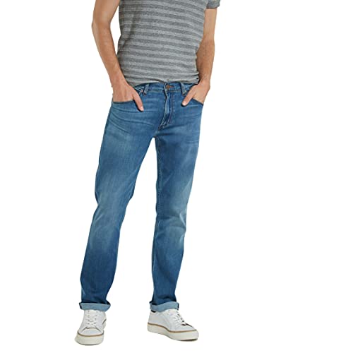 Wrangler Herren Greensboro Jeans, Blau (Bright Stroke), 28W / 32L von Wrangler