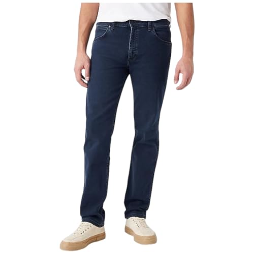 Wrangler Herren Greensboro Jeans, Iron Blue, 36W / 32L von Wrangler