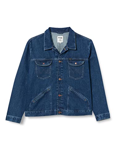 Wrangler Herren Icons Jeansjacke, 6 Months, 4XL EU von Wrangler