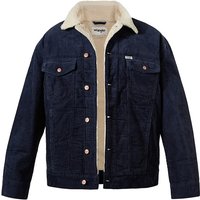 Wrangler Herren Jacke blau unifarben von Wrangler