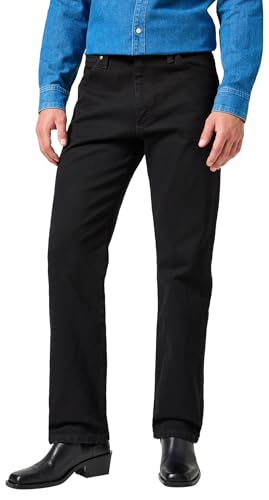 Wrangler Herren Jeans 13MWZ, Original Regular Bootcut Fit, Straight Leg, Shadow Black, 34W / 30L von Wrangler