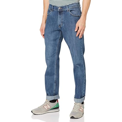 Wrangler Herren Authentic Regular Jeans, Blau (Blua Mid Stone), 36W / 30L von Wrangler