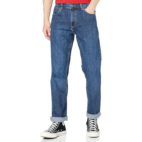 Wrangler Herren-Jeans Straight, Regular Fit, Straight Leg von Wrangler