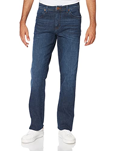 Wrangler Herren Texas Low Stretch Straight Jeans, Night Break, 40W / 30L von Wrangler