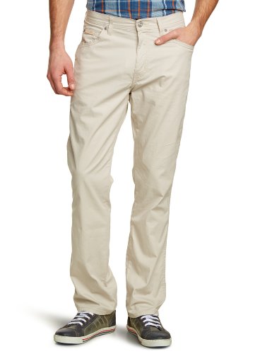 Wrangler Herren Jeans Hoher Bund W12OH118N, Gr. 36/34 (36/34), Beige (Eggshell 18N) von Wrangler