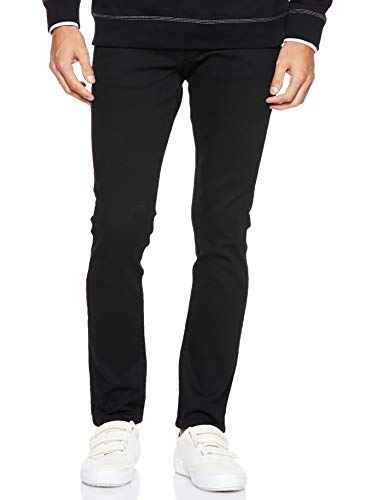 Wrangler Herren Slim Jeans Larston Black Valley, Black Valley 19a, 40W / 34L von Wrangler