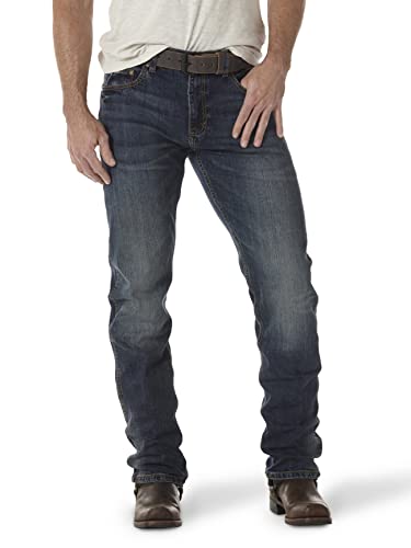 Wrangler Herren Jeans Retro Slim Fit Straight Leg - Blau - 29W / 34L von Wrangler
